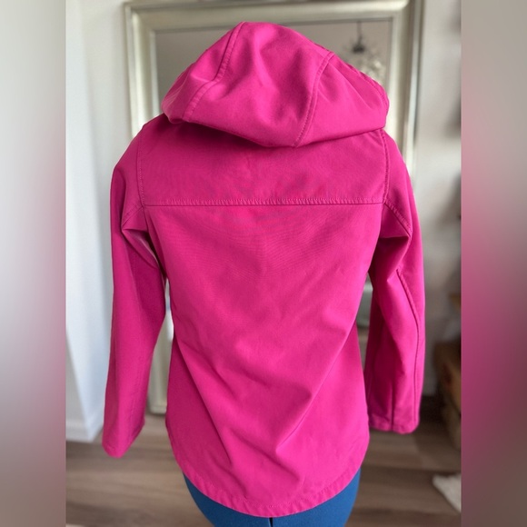 Michael Kors Girls Pink Soft Shell Fleece Lined Coat Jacket Size 14 - Picture 8 of 12